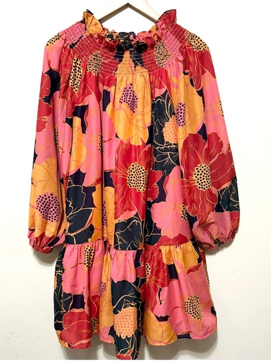 J.Marie Dresses & Skirts - J Marie Floral Smocked Neck Dress